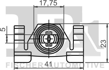 FA1 14-40075.10 - Зажим, молдинг / защитная накладка avtokuzovplus.com.ua