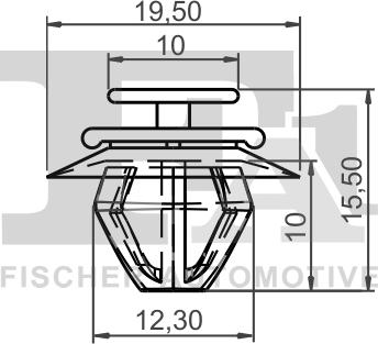 FA1 21-40021.25 - Зажим, молдинг / защитная накладка autodnr.net