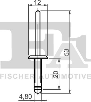 FA1 22-20002.5 - Комплект кліпс, кузов autocars.com.ua