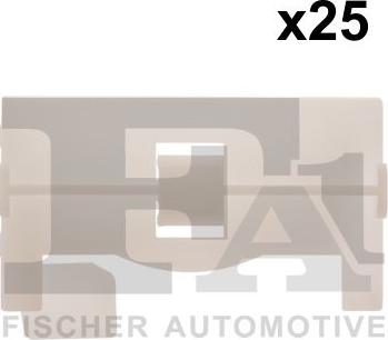 FA1 22-40037.25 - Зажим, молдинг / захисна накладка autocars.com.ua