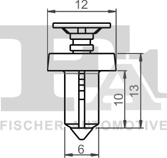 FA1 33-30002.10 - Зажим, молдинг / захисна накладка autocars.com.ua