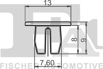 FA1 33-60003.10 - Зажим, молдинг / захисна накладка autocars.com.ua