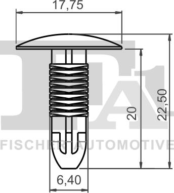 FA1 76-10001.10 - Зажим, молдинг / защитная накладка avtokuzovplus.com.ua