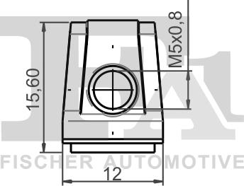 FA1 99-30006.10 - Гайка пластина для кріплення autocars.com.ua