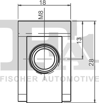 FA1 99-30059.10 - Зажим, молдинг / захисна накладка autocars.com.ua