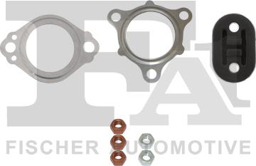 FA1 CC740245 - Монтажний комплект, сажовий / частковий фільтр autocars.com.ua