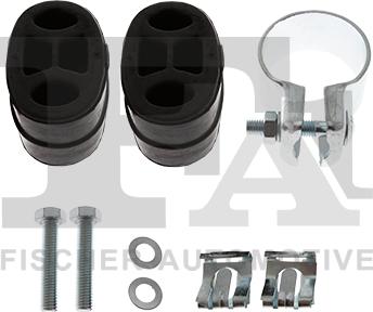 FA1 K120571 - Монтажний комплект, глушитель autocars.com.ua
