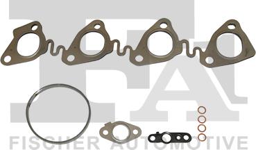 FA1 KT130120E - Установочный комплект, турбокомпрессор autodnr.net
