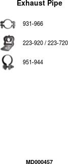 FA1 MD000457 - Труба вихлопного газу autocars.com.ua