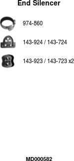 FA1 MD000582 - Глушник вихлопних газів кінцевий autocars.com.ua