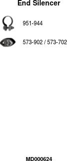 FA1 MD000624 - Глушник вихлопних газів кінцевий autocars.com.ua