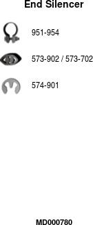 FA1 MD000780 - Глушник вихлопних газів кінцевий autocars.com.ua