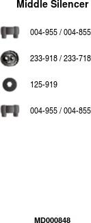 FA1 MD000848 - Середній глушник вихлопних газів autocars.com.ua