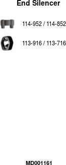 FA1 MD001161 - Глушник вихлопних газів кінцевий autocars.com.ua