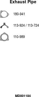 FA1 MD001184 - Труба выхлопного газа autodnr.net