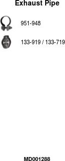 FA1 MD001288 - Труба вихлопного газу autocars.com.ua