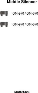 FA1 MD001323 - Середній глушник вихлопних газів autocars.com.ua