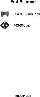 FA1 MD001324 - Глушник вихлопних газів кінцевий autocars.com.ua