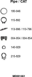 FA1 MD001461 - Каталізатор autocars.com.ua