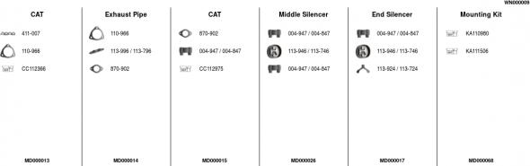 FA1 WN000009 - Система випуску ОГ autocars.com.ua