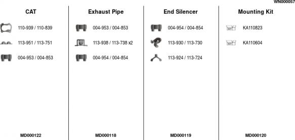 FA1 WN000057 - Система випуску ОГ autocars.com.ua