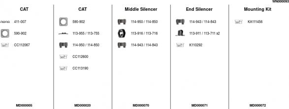 FA1 WN000093 - Система випуску ОГ autocars.com.ua