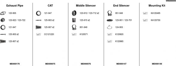 FA1 WN000094 - Система випуску ОГ autocars.com.ua