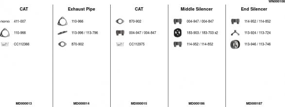 FA1 WN000108 - Система випуску ОГ autocars.com.ua