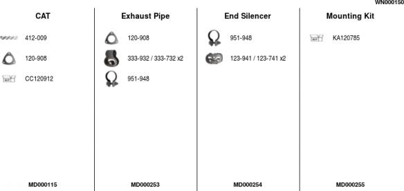 FA1 WN000150 - Система випуску ОГ autocars.com.ua
