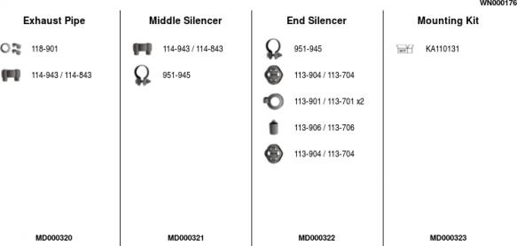 FA1 WN000176 - Система випуску ОГ autocars.com.ua