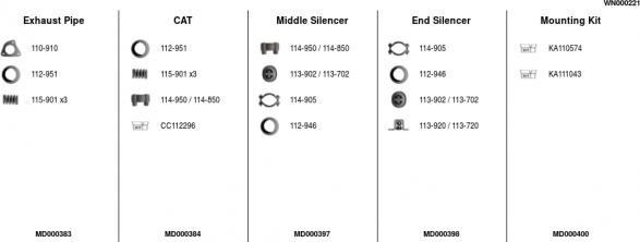 FA1 WN000221 - Система випуску ОГ autocars.com.ua