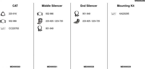 FA1 WN000296 - Система випуску ОГ autocars.com.ua