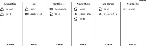 FA1 WN000301 - Система випуску ОГ autocars.com.ua