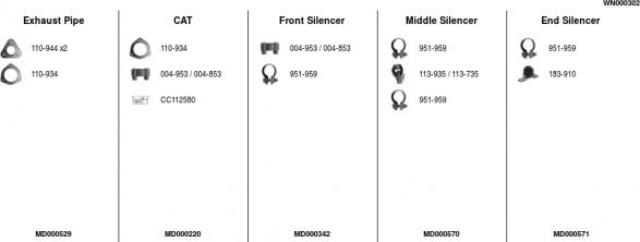 FA1 WN000302 - Система випуску ОГ autocars.com.ua