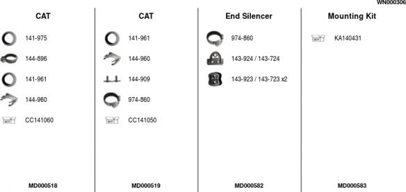 FA1 WN000306 - Система випуску ОГ autocars.com.ua