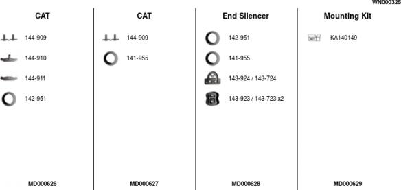 FA1 WN000325 - Система випуску ОГ autocars.com.ua