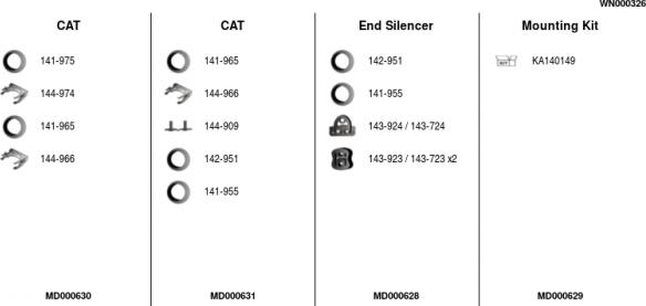 FA1 WN000326 - Система випуску ОГ autocars.com.ua