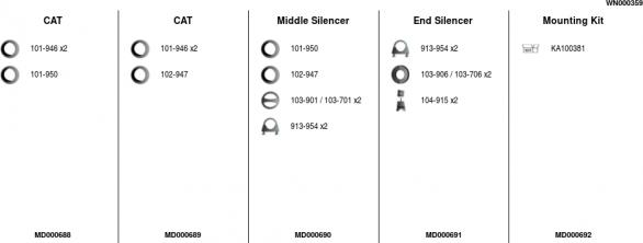 FA1 WN000359 - Система випуску ОГ autocars.com.ua