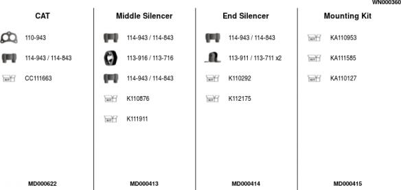 FA1 WN000360 - Система випуску ОГ autocars.com.ua