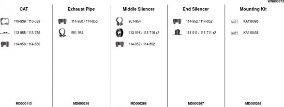 FA1 WN000373 - Система випуску ОГ autocars.com.ua