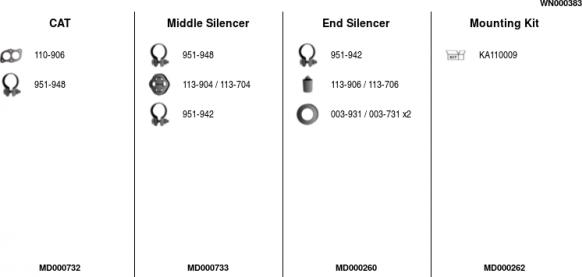 FA1 WN000383 - Система випуску ОГ autocars.com.ua