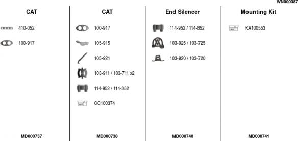 FA1 WN000387 - Система випуску ОГ autocars.com.ua