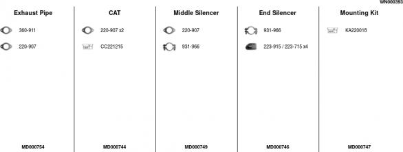 FA1 WN000393 - Система випуску ОГ autocars.com.ua