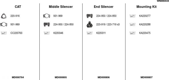 FA1 WN000433 - Система випуску ОГ autocars.com.ua