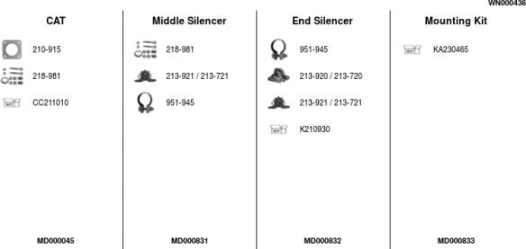 FA1 WN000436 - Система випуску ОГ autocars.com.ua