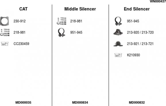 FA1 WN000437 - Система випуску ОГ autocars.com.ua