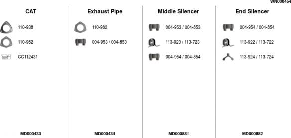 FA1 WN000454 - Система випуску ОГ autocars.com.ua