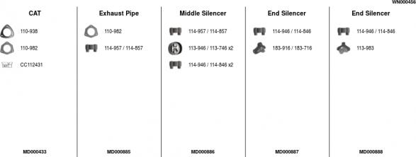 FA1 WN000456 - Система випуску ОГ autocars.com.ua