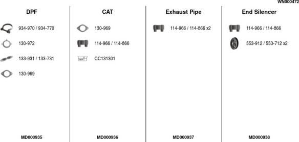 FA1 WN000472 - Система випуску ОГ autocars.com.ua