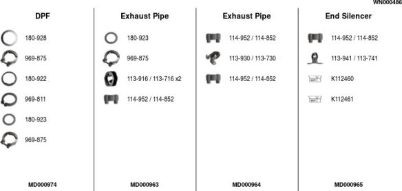 FA1 WN000486 - Система випуску ОГ autocars.com.ua